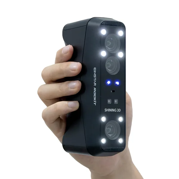 EINSTAR Rockit Wireless Laser 3D Scanner, 19+19 Crossed Lines Blue Laser, 7 Parallel Lines Blue Laser, Support Marker-Free La