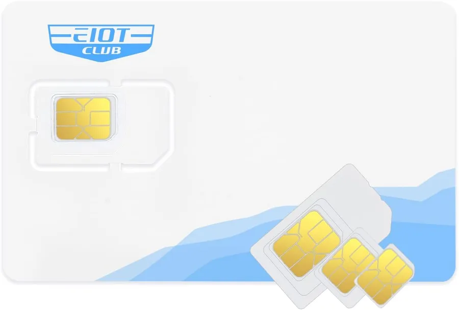 EIOTCLUB SIM Card for Data Only, 5G/4G LTE USA Compatible with Nationwide Networks for Security, Hunting Trail Game Cameras -