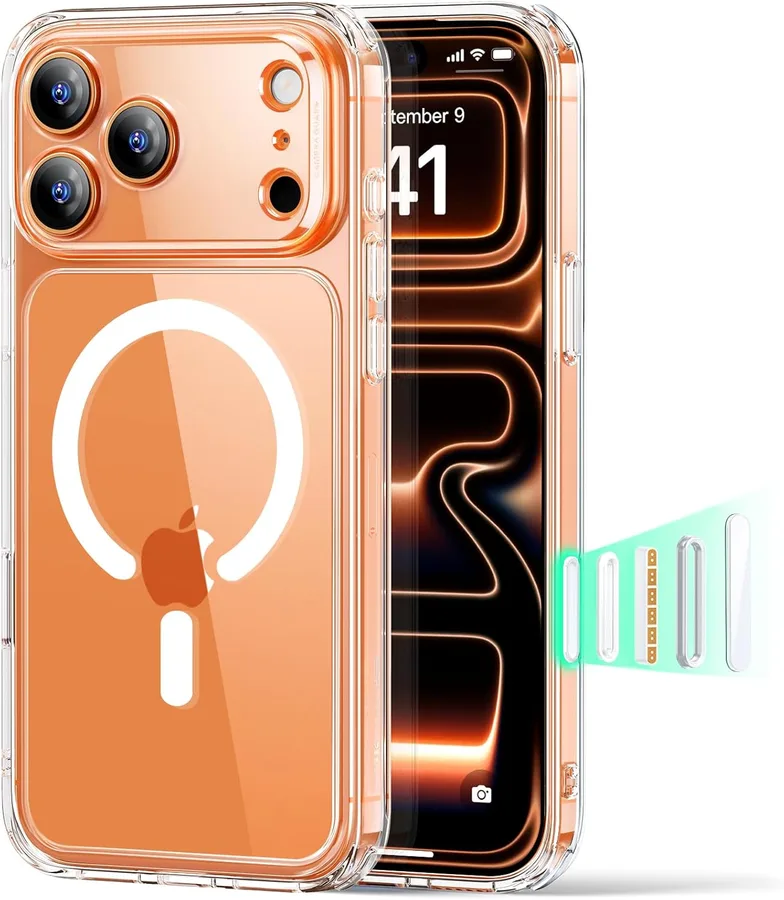 ESR for iPhone 17 Pro Max Case, Camera Control Cover, Compatible with MagSafe, Shockproof Military-Grade Protection, Magnetic