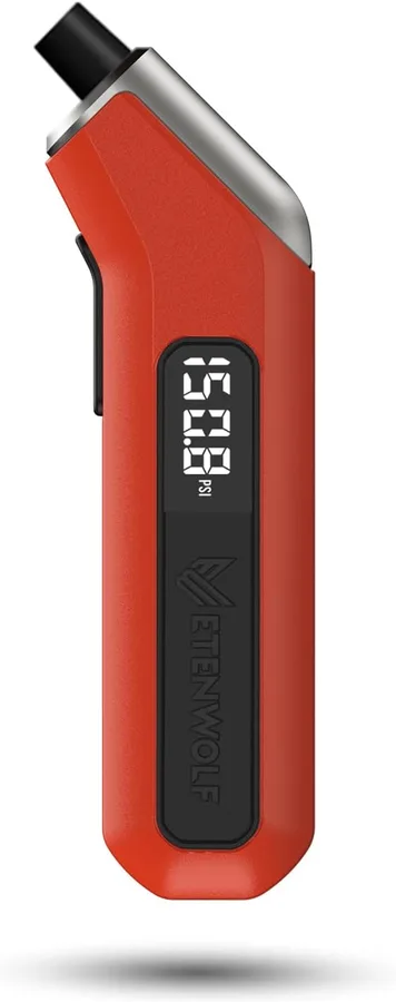 ETENWOLF T300 Digital Tire Pressure Gauge 3-200 PSI, Industrial Tire Gauge Calibrated to ANSI B40.7 Grade 2A(Plus-Minus 0.5%)