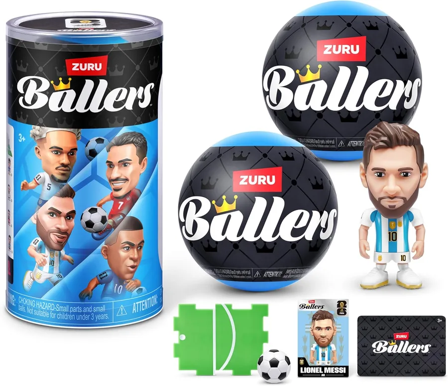 FIFA World Cup 2026™ Ballers Series 1 2 Pack by ZURU – Official Licensed Product Surprise Unboxing Soccer Collectible Sports