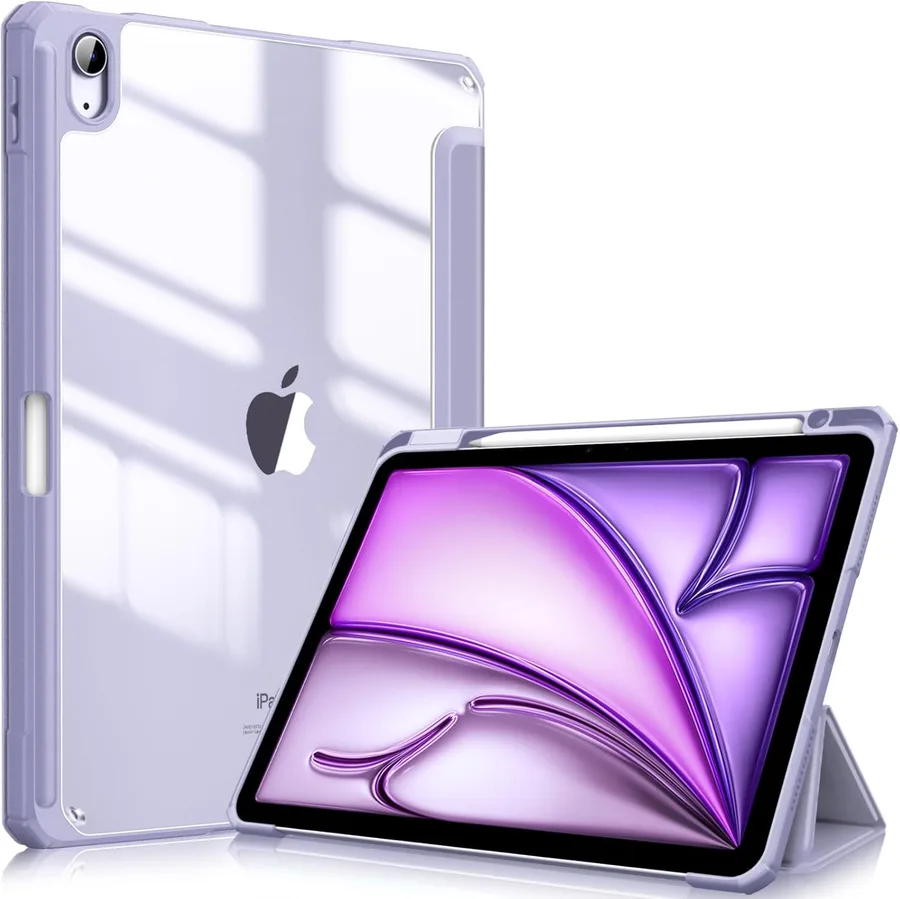 Fintie Hybrid Slim Case for iPad Air 11-inch M4/M3/M2 (2026/2025/2024), iPad Air 5th/4th Generation (2022/2020) 10.9 Inch - S