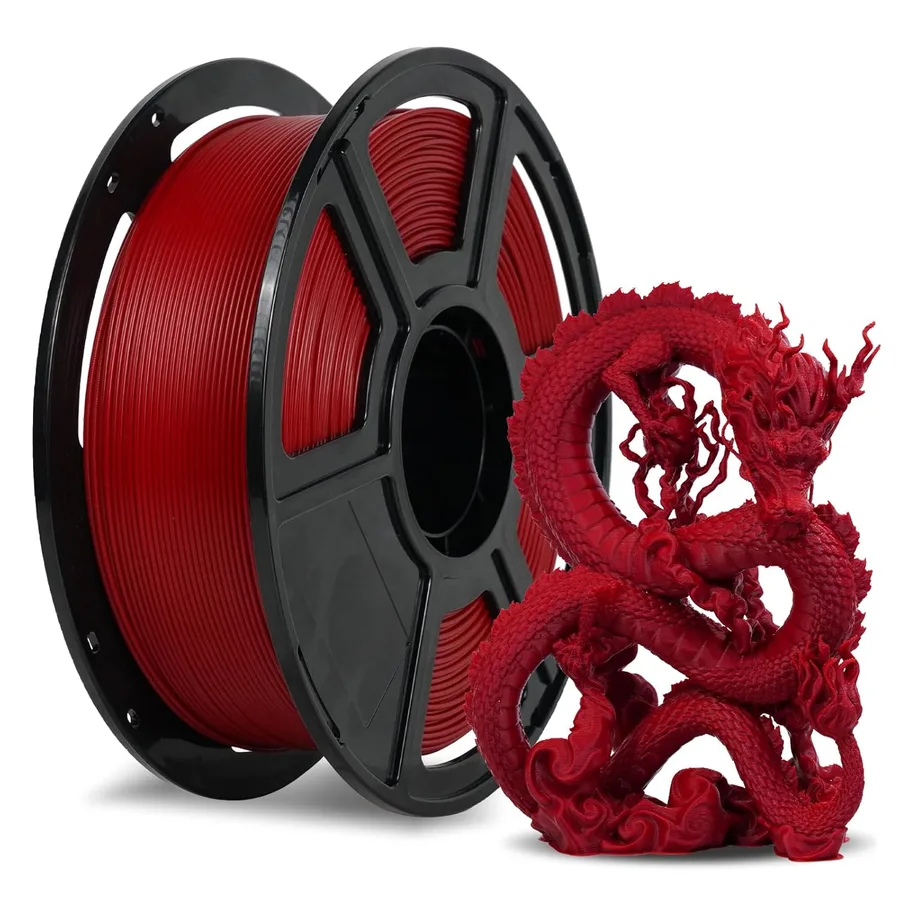 FLASHFORGE Rapid PLA Filament 1.75mm Ruby Red, 500mm/s High Speed Printing, 3D Printer Filament 1kg Spool, Dimensional Accura
