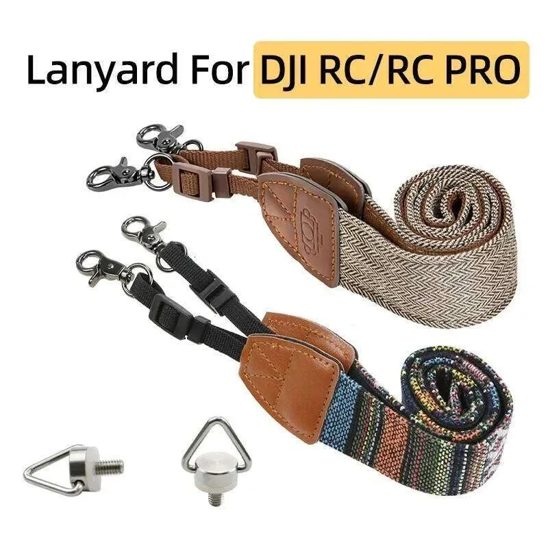 For DJI Flip/Mavic 3Pro/Air3S/Mini 3/4/5PRO Drone RC 2/RC Pro/Smart Screen Remote Controller Lanyard Neck Strap Sling Accessory