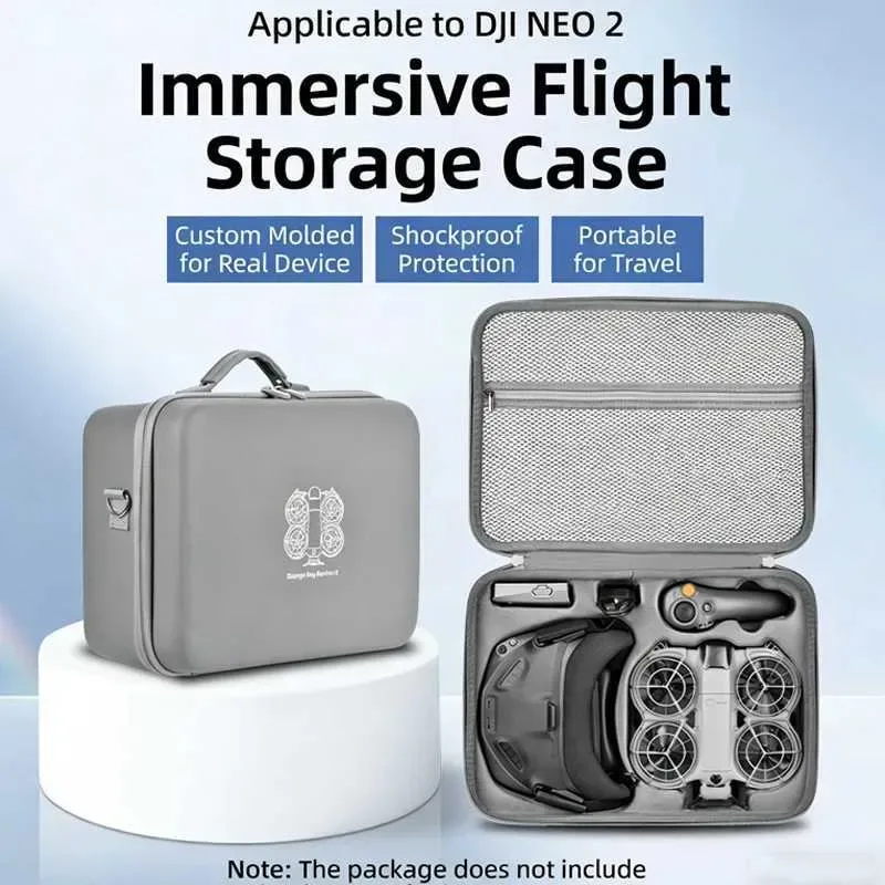 For DJI Neo 2 Motion Fly More Combo Portable Travel Case Dustproof Shoulder Bag NEO 2 Drone Shock-Absorbing Protective Case Z260522
