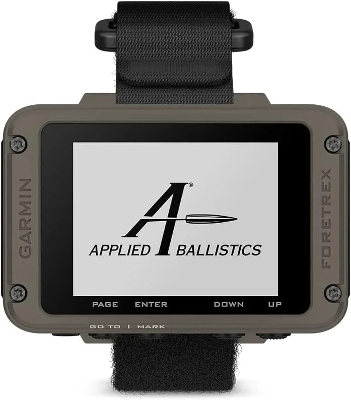 Foretrex 901, Ballistics Edition, Wrist-Mounted GPS Navigators, Upgraded Multi-Band GNSS, Longer Battery Life