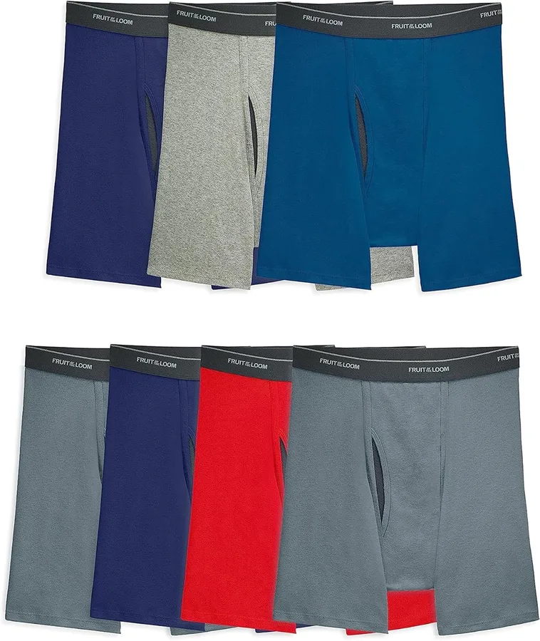 Fruit of the Loom Men's Coolzone Boxer Briefs, Moisture Wicking & Breathable