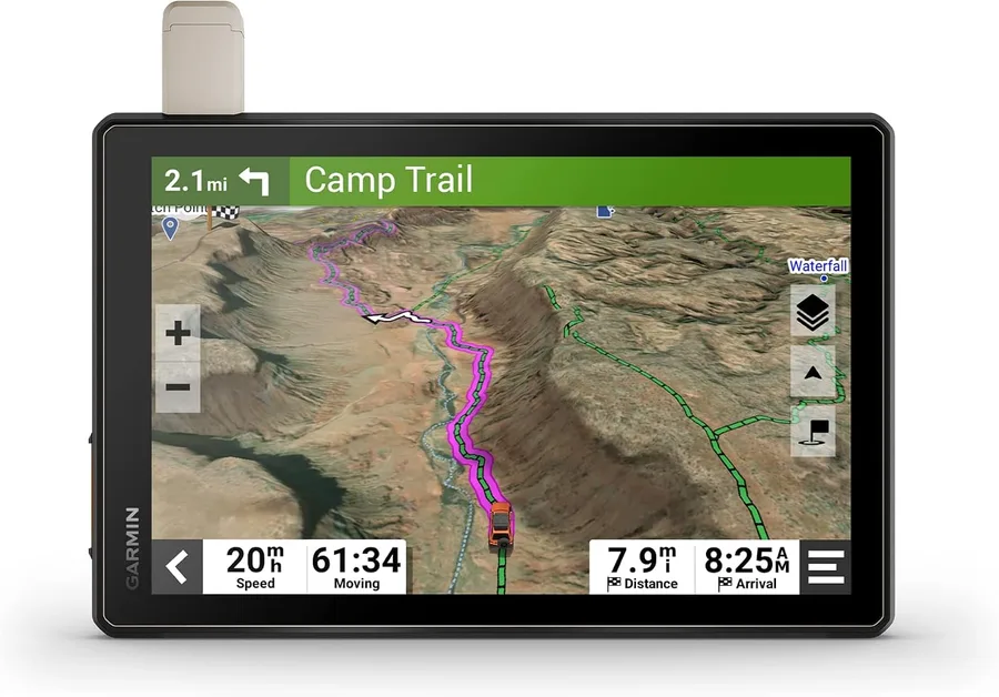 Garmin Tread XL Overland, All-Terrain Navigator, Rugged, Built in Mapping, iOverlander, Ultrabright Display, Large (Renewed)