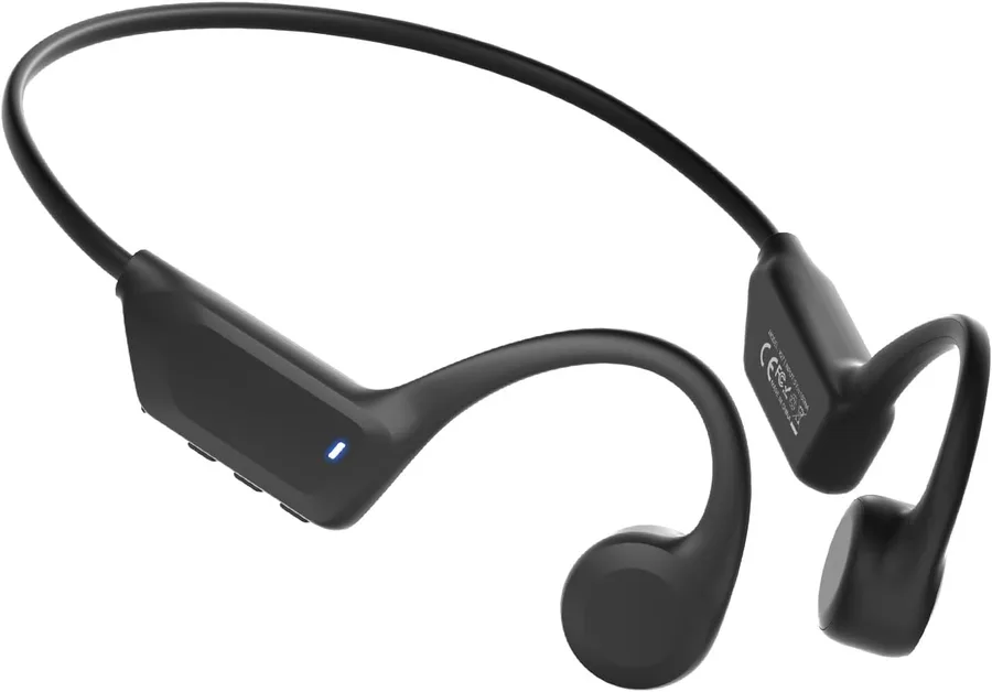 Gelecek New Waterproof Open-Ear Bone Conduction Headphones - Bluetooth 6.0, 10-Hour Battery Life, Ultra-Light Wireless Headse