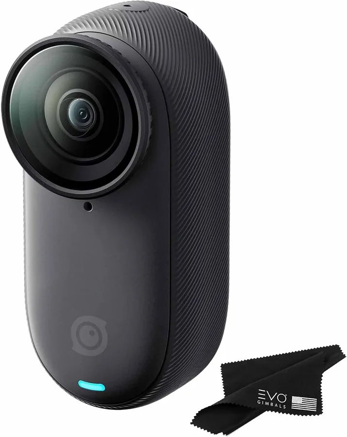 GO 3S Standalone Camera with 4K Recording, Versatile Mounting, and Waterproof Design (128GB, Midnight Black)