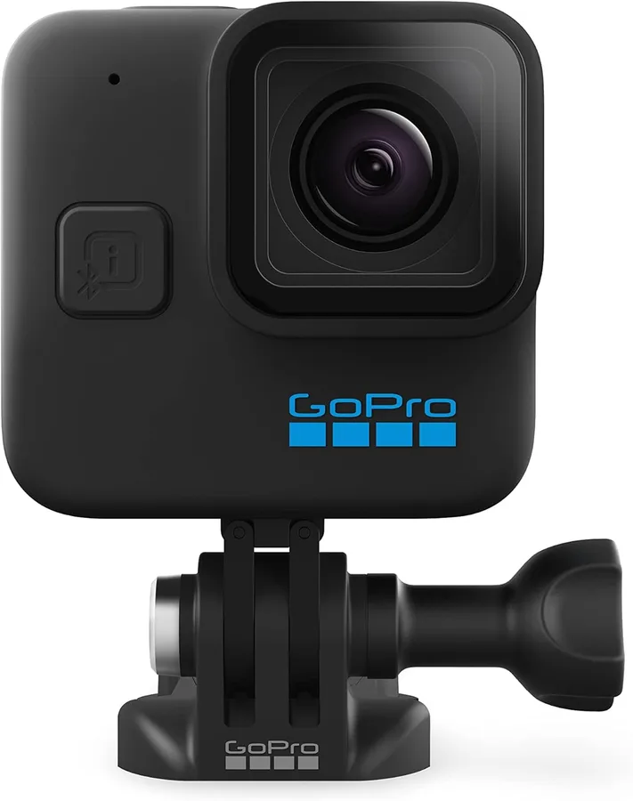 GoPro HERO11 Black Mini - Compact Waterproof Action Camera with 5.3K60 Ultra HD Video, 24.7MP Frame Grabs, 1/1.9" Image Sensor, Live Streaming, Stabilization