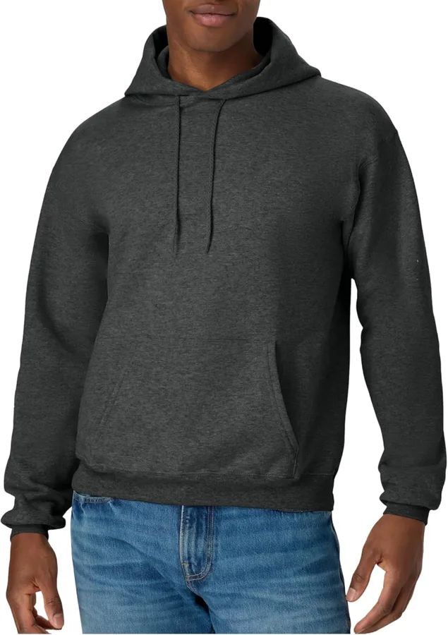 Hanes Men's Hoodie - EcoSmart Fleece Hooded Sweatshirt for Men & Women - Midweight Fleece - Big & Tall Available