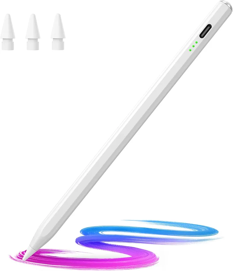 Hastraith Stylus Pen for iPad(2018-2026)-13 Mins Fast Charge with Tilt Sensitivity & Palm Rejection for iPad 11/10/9/8/7/6th