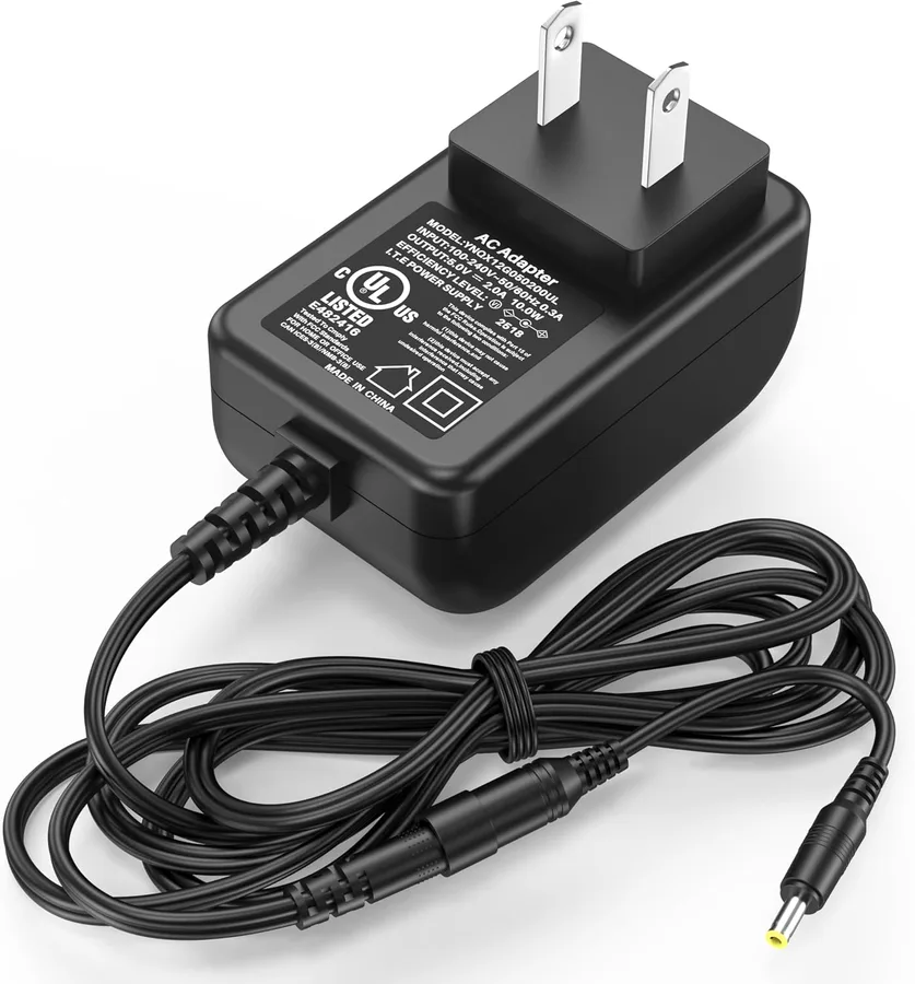 HIENADTOR 5V 3D Printing Pen Charger Compatible with SCRIB3D Pen Power Cord AC DC Adapter for SCRIB3D P1 3D Printer Pen with