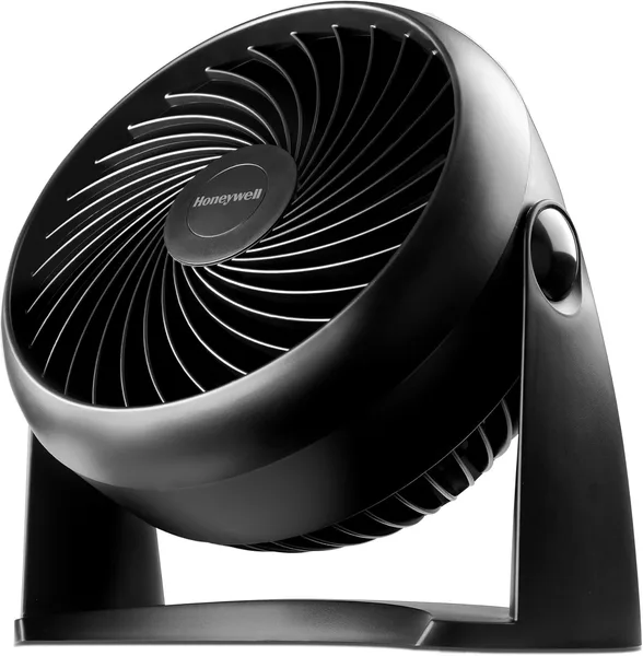 Honeywell TurboForce Air Circulator, Small Tabletop Fan, Quiet Personal Fan for Home or Office, 3 Speeds, 90 Degree Pivoting