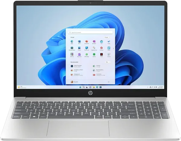 HP New 15.6 inch Laptop Computer, 2025/2026 Edition, Intel High-Performance 4 cores N100 CPU, 16GB RAM, 512GB SSD, Long Batte