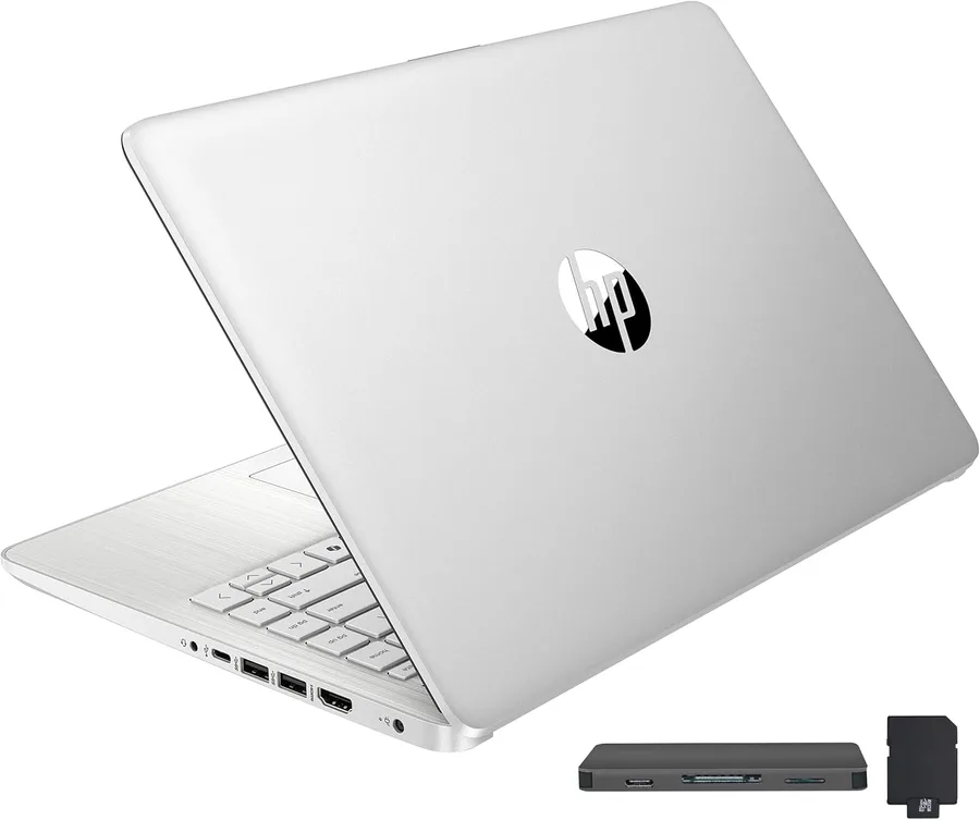 HP Stream 14" HD BrightView Laptop, Intel Celeron N4120, 16GB RAM, 288GB Storage (128GB UFS + 160GB Docking Station Set), Int