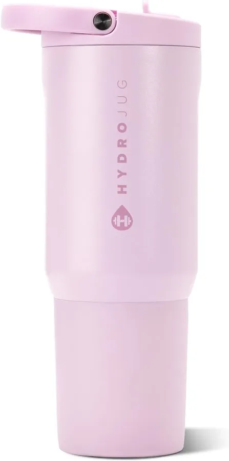 HydroJug Sport 20 oz Insulated Stainless Steel Water Bottle, Sweet Pea
