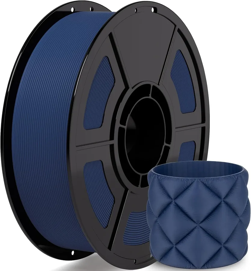 iSANMATE Matte PLA 3D Printing Filament 1.75mm Navy Blue PLA 30-300mm/s 3D Printer Filament 1kg (2.2lbs) for Bambu Lab 3D Pri
