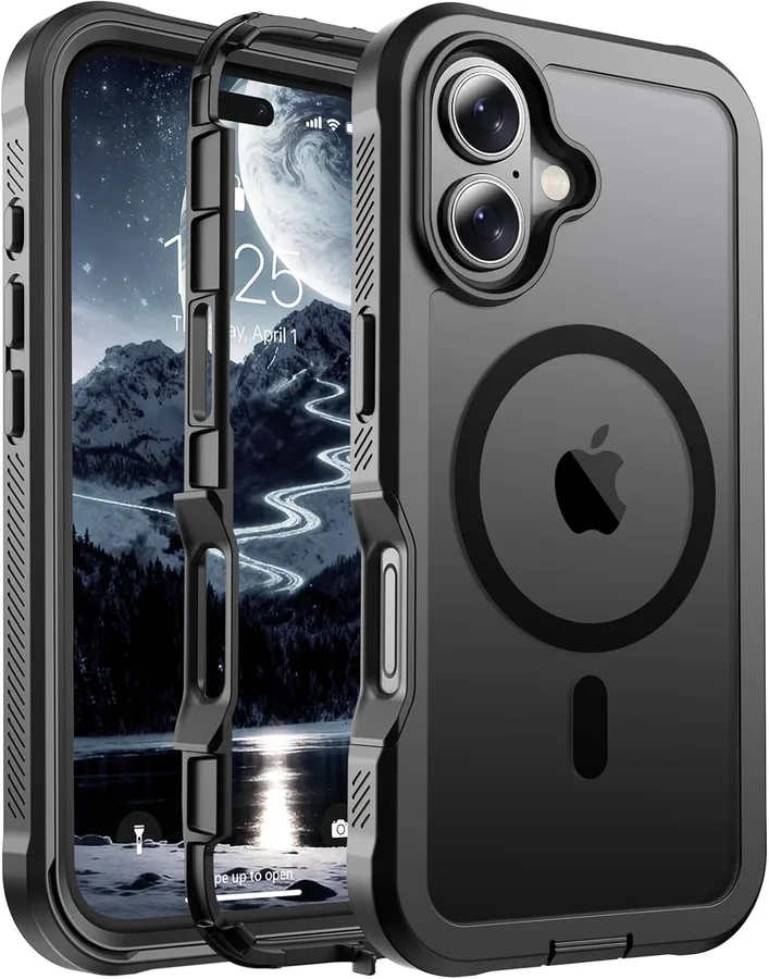 jaroco Magnetic for iPhone 17 Case, [Compatible with MagSafe][Military Grade Drop Protection][Heavy Duty Protection][Non-Slip