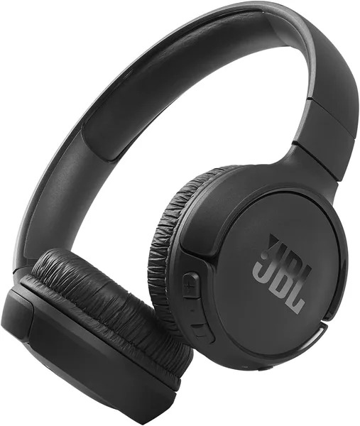 JBL Tune 510BT - Bluetooth headphones with up to 40 hours battery, microphone for call, foldable and comfortable, Android and