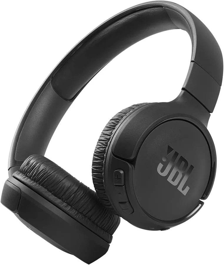 JBL Tune 510BT - Bluetooth headphones with up to 40 hours battery, microphone for call, foldable and comfortable, Android and