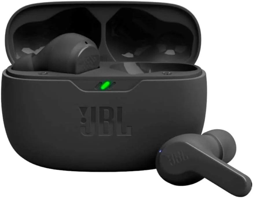 JBL Vibe Beam - True Wireless JBL Deep Bass Sound Earbuds, Bluetooth 5.2, Water & Dust Resistant, Hands-Free Call with VoiceA