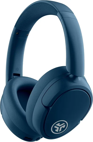 JLab JBuds Lux ANC, Over Ear Headphones, Active Noise Cancelling, Bluetooth, Limited Edition Navy