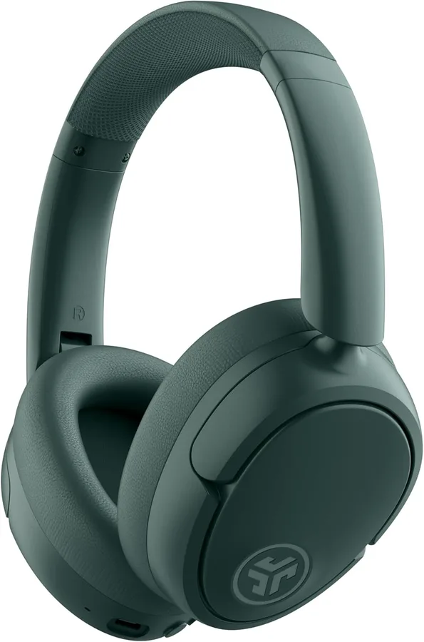 JLab, JBuds Lux ANC, Over Ear Headphones, Active Noise Cancelling, Bluetooth, Spatial Audio, Sage