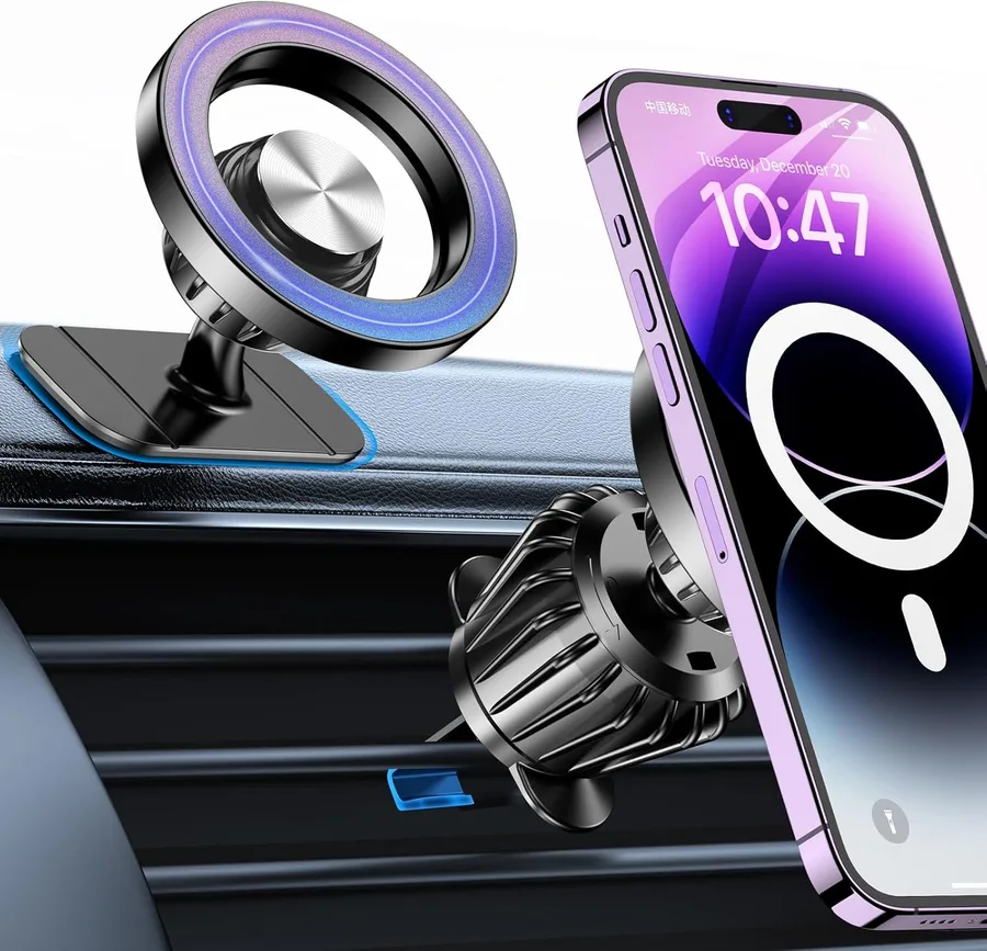 Kaistyle for Magsafe Car Mount【Strong Magnets】Magnetic Phone Holder for Car Phone Holder Mount Dash Mounted Holders Phone Hol