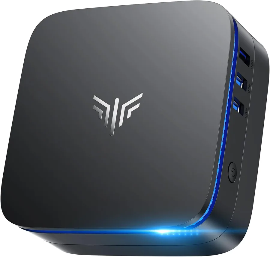 KAMRUI AK1PLUS Mini PC Computer, Intel Celeron N5095 (Up to 2.9GHz), 16GB RAM 256GB SSD, Dual 4K Mini Desktop Computer, Suppo