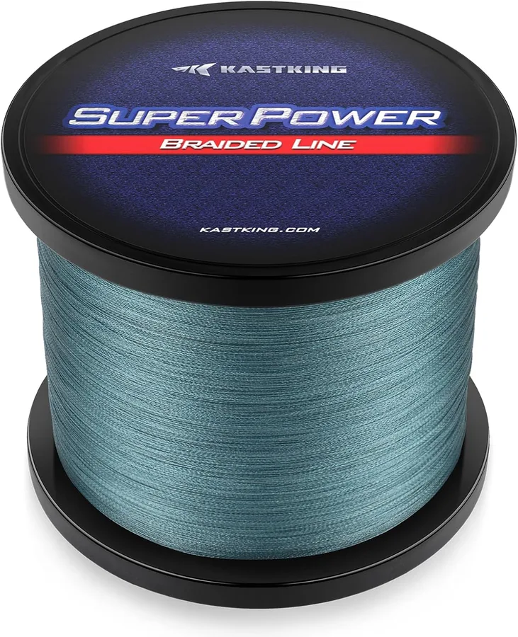 KastKing Superpower Braided Fishing Line, Abrasion Resistant Braid Line | Zero Stretch, Strong Knot Strength, Smaller Diameter, Enhanced Sensitivity, Long Casting, Superior Strength