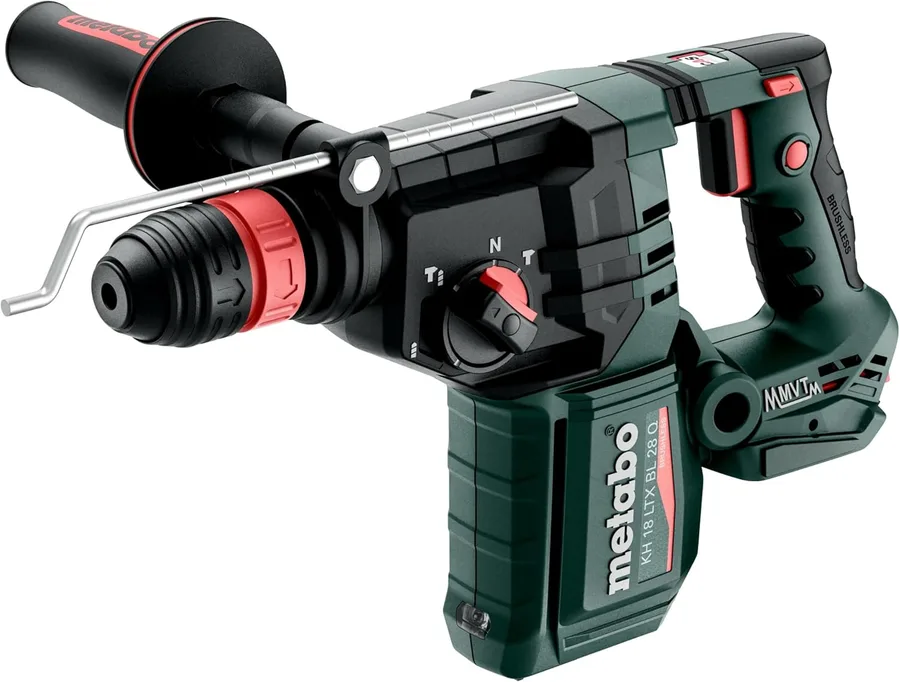 KH 18 LTX BL 28 Q Cordless Combination Hammer 18 V Rotary Hammer & Chisel Hammer | 3 J impact energy, SDS-plus mount, brushless, metabo Quick, without battery and charger, includes 2 feed and depth stop
