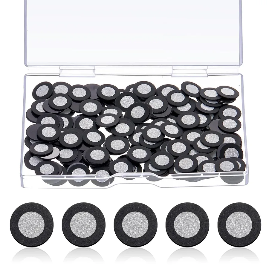 Kingdder 500 Pcs 3D Magnetic Tracking Dot for Scanner Scanning Reference Point Marker Diffuse Reflection Positioning Targets