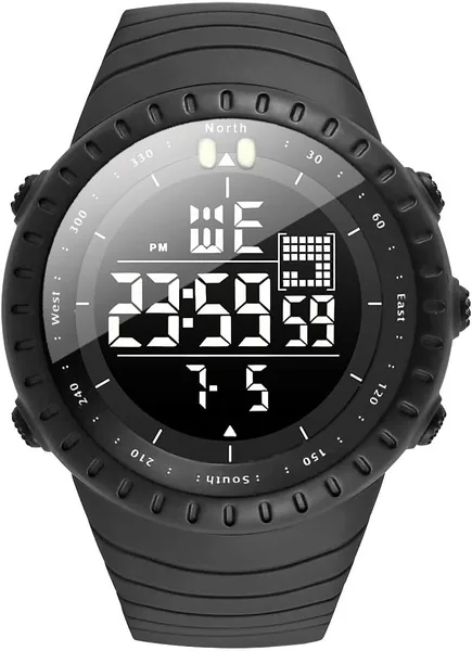 KXAITO Men's Watches Sports Outdoor Waterproof Military Digital Watch Date Multi Function Tactics LED Face Alarm Stopwatch fo