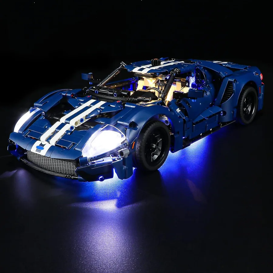 LED Light for Lego-42154 Technic 2022 Ford GT Building Blocks Model (Lego Set NOT Included)