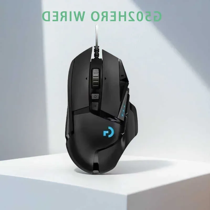 Logitech Gaming Mouse G502 HERO High Performance 16000 DPI Wire Mice Adjustable Light Synchronizatio For Mouse Gamer RGB upgrade L260608