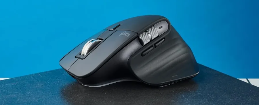 Logitech MX Master 3S - Wireless Performance Mouse with Ultra-Fast Scrolling, Ergo, 8K DPI, Track on Glass, Quiet Clicks, USB-C, Bluetooth, Windows, Linux, Chrome (Black)