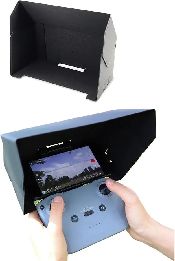 Magnetic Phone Sunhood For DJI RC-N3/N2/N1 Control, Light Shield Anti-glare Sun Hood Visor For DJI Lito X1/1 Neo 2/1 Mini 5 Pro/Mini 4 3 Pro MINI 2 SE/4K Air 3S/3/2S/Mavic 3 No Display Control