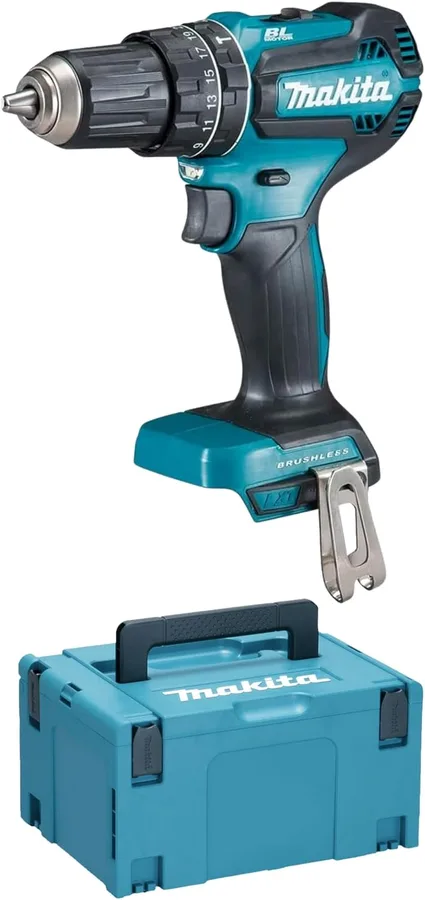 MAKPAC 18V LXT impact drill (machine only) - MAKITA DHP485ZJ
