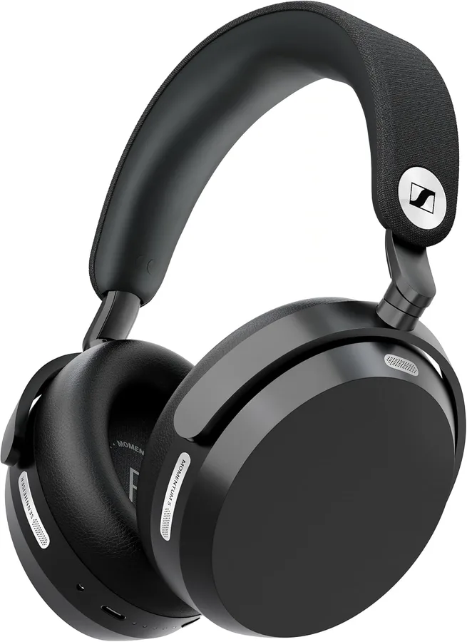 Momentum 5 Wireless Headphones, ANC, 56 Hr Battery, Black