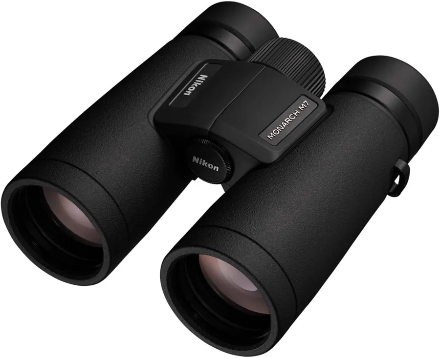 Nikon Monarch M7 10x42 Binoculars | Official Nikon USA Model | Wide field of view, locking diopter, waterproof, fogproof, ED glass, oil