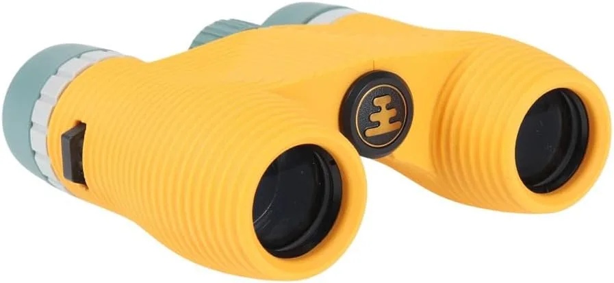 Nocs Provisions Standard Issue 8x25 Waterproof Binoculars | Lightweight, Compact, 8X Magnification, Wide View, Multi-Coated Lenses for Bird Watching, Hiking, and Outdoor Activities - Canary (Yellow)
