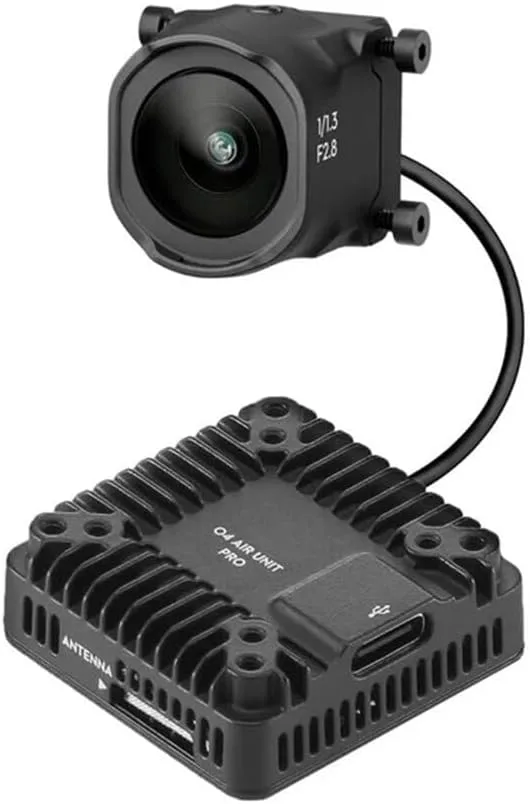 O4 Air Unit Pro Compatible For DJI FPV Drone,Digital Transmission System,4K/120fps Video Recording,1080p/100fps Live View,15ms Low Latency,155° FOV,15km Max Range,1/1.3-inch CMOS Sensor