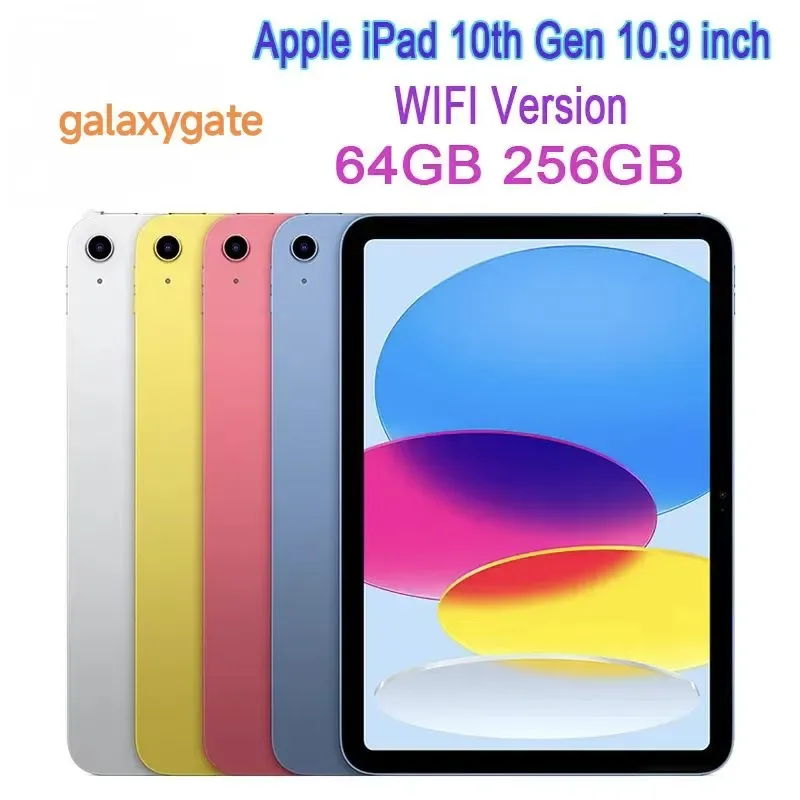 Original Apple ipad 10 Gen wifi Version 10.9 inch Liquid Retina IPS LCD Hexa-core Core A14 Chip Tablet PC 4GB RAM 64GB 256GB ROM
