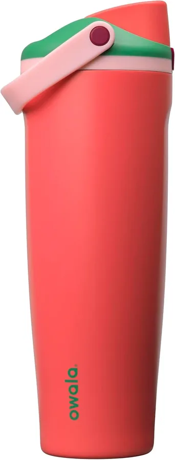 Owala FreeSip Sway Stainless Steel Water Bottle 40 oz Strawberry Fields
