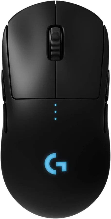 PRO Wireless Gaming Mouse, Hero 25K Sensor, 25,600 DPI, RGB, Ultra Lightweight, 4-8 Programmable Buttons, Long Battery Life, POWERPLAY-Compatible, UK Packaging, PC/Mac - Black