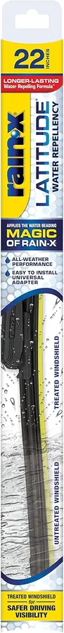 Rain-X 5079279-2 Repellency Water Repellent Wiper Blades, 22" Windshield Wiper, All Weather Streak-Free for Enhanced Visibility w/Water Repellency Formula