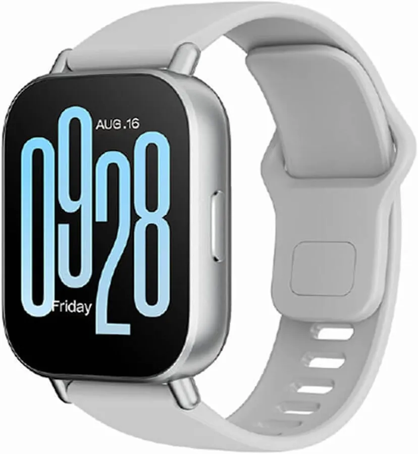 Redmi Watch 5 Active Smartwatch, 2.0" LCD Display, 18 Days of Battery Life, 140+ Sports Modes, 5ATM Waterproof, Bluetooth Calling, Fitness-Tracker- Matte Silver
