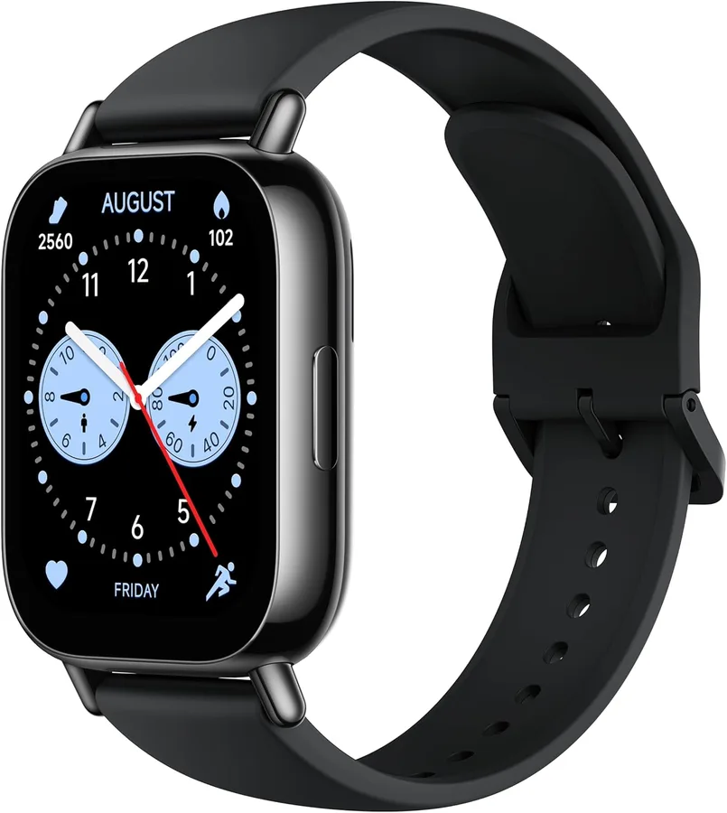 Redmi Watch 5 Lite Global 1.96" Amoled Up to 18 Days Battery GNSS Dual Mic 150+ Workout Modes 5ATM Water Resistance Heart Rate Sensor (Black)